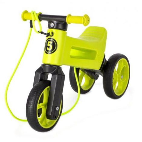 Bicicleta fara pedale Funny Wheels Rider SuperSport 2 in 1 Lime - imagine 6